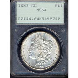 1883-CC Morgan $1 PCGS MS64
