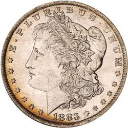 1883-O Morgan $1 NGC MS63