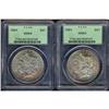 Image 1 : Lot of Two Toned Morgan Dollars PCGS MS64