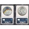 Image 2 : Lot of Two Toned Morgan Dollars NGC MS64*