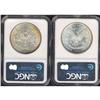 Image 2 : Lot of Two Toned Morgan Dollars NGC MS64*