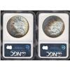 Image 2 : Lot of Two Toned Morgan Dollars NGC MS64*