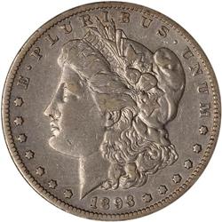 1893-S Morgan $1 ANACS VF30