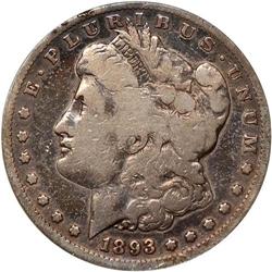 1893-S Morgan $1 ANACS Dtls VG8 Cleaned