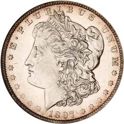 1897-O Morgan Dollar PCGS MS62
