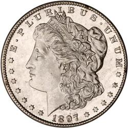 1897-S Morgan $1PCGS MS66PL