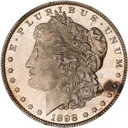 1898 Morgan $1 PCGS MS65 DMPL