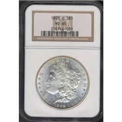 1898-O Morgan $1 NGC MS65