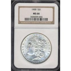1900 Morgan $1 NGC MS66