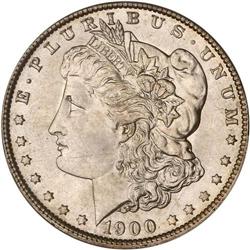 1900-O Morgan Dollar. O over CC PCGS MS65