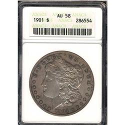 1901 Morgan $1 ANACS AU58