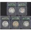 Image 3 : Lot of Five Morgan Dollars