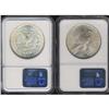 Image 2 : Lot of Two Silver Dollars both NGC MS65
