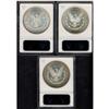 Image 2 : Lot of Three Morgan Dollars