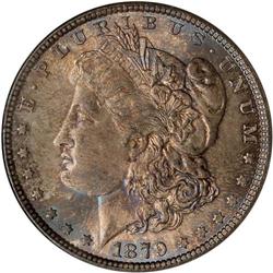 Lot of Two Toned 1879 Morgan Dollars