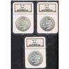 Image 1 : Lot of Three Morgan Dollars