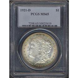 1921-D Morgan $1 PCGS MS65