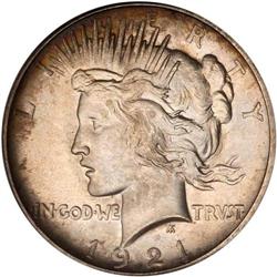 1921 Peace $1 PCGS MS66