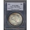 Image 3 : 1921 Peace $1 PCGS MS66