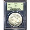 Image 3 : 1921 Peace $1 PCGS MS65