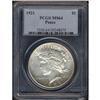 Image 3 : 1921 Peace $1 PCGS MS64