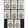 Image 1 : Lot of Eight Peace Dollars