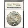 Image 3 : 1924-S Peace $1 ANACS MS65