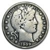 Image 1 : 1909-S Barber Half Dollar VG