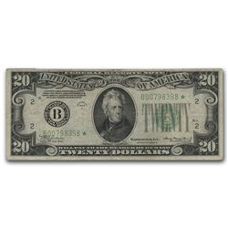 1934-A (G-Chicago) $20 FRN VF (Star Note)