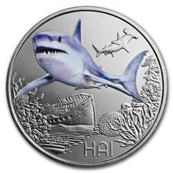 2018 Austria Cupro-Nickel ‚¬3 Colorful Creatures (The Shark)