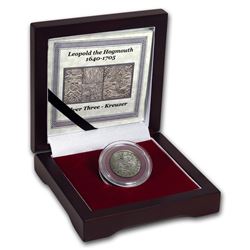 (1640-1705) Austria Silver 3 Kreuzer Leopold the Hogsmouth Set