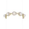 Image 1 : 5.61 ctw Diamond & Pearl Bracelet 18K Yellow Gold