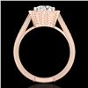 Image 1 : 1.33 ctw VS/SI Diamond Solitaire Art Deco Ring 18k Rose Gold