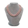 Image 2 : Pink Freshwater Double-Strand Pearl Necklace, 7.5-8.0mm