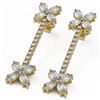 Image 1 : 4.42 ctw Marquise Diamond Designer Earrings 18K Yellow Gold