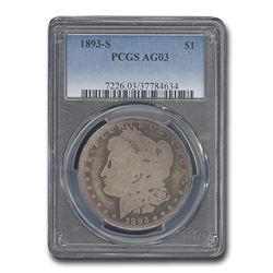 1893-S Morgan Dollar AG-03 PCGS