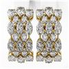 Image 2 : 6.28 ctw Marquise Diamond Designer Earrings 18K Yellow Gold