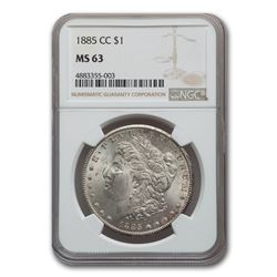 1885-CC Morgan Dollar MS-63 NGC