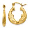 Image 1 : 14k Dolphin Hoop Earrings