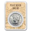 Image 1 : 1922-1935 Peace Silver Dollar Eagle Map Card BU (Random Year)