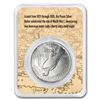 Image 2 : 1922-1935 Peace Silver Dollar Eagle Map Card BU (Random Year)