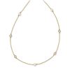 Image 1 : 14k Yellow Gold 4-5 mm White FW Pearl 3-point Necklace - 14 in.