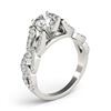 Image 3 : 1 ctw Certified VS/SI Diamond Solitaire Ring 14k White Gold