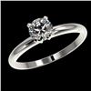 Image 2 : 0.75 ctw Certified Quality Diamond Engagment Ring 10k White Gold