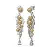 Image 2 : 5.13 ctw Diamond & Pearl Earrings 18K White Gold