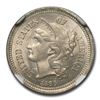 Image 2 : 1866 Three Cent Nickel MS-66 NGC CAC