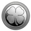 Image 1 : 1 oz Silver Round - Four Leaf Clover (stackable)
