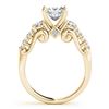 Image 2 : 1.5 ctw VS/SI Diamond 3 Stone Princess Cut Ring 18k Yellow Gold