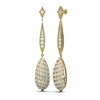 Image 2 : 4.03 ctw Diamond Earrings 18K Yellow Gold