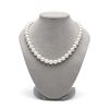 White Freshwater Pearl Necklace, 10.5-11.5mm